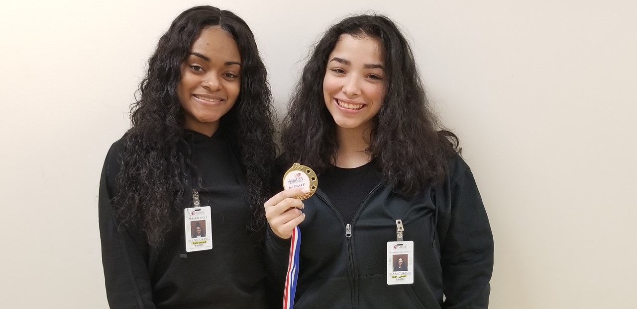 1st place Nail Care Amarie Holt and Rayleen Martinez 1st place Nail Care Amarie Holt and Rayleen Martinez