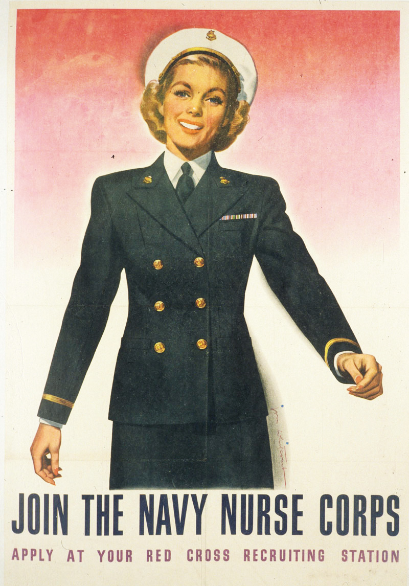 Kay Thompson Baxter in a 1950 US Navy Recruitment Poster Kay Thompson Baxter in a 1950 US Navy Recruitment Poster